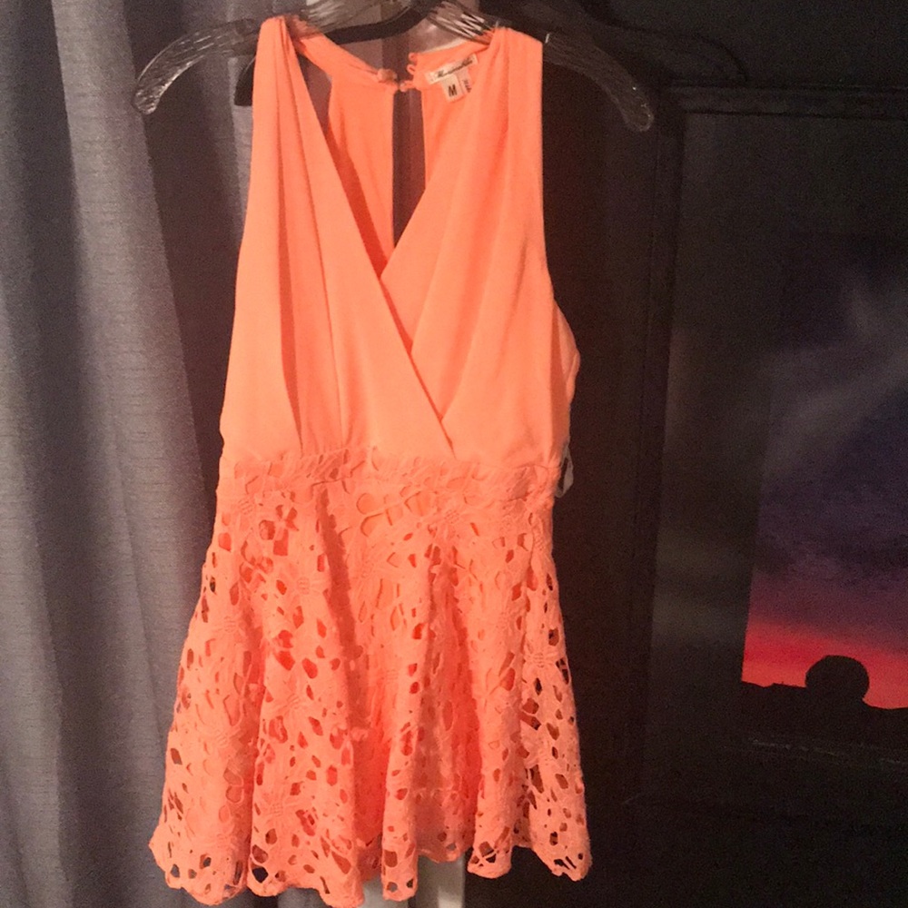 Bright colored dress